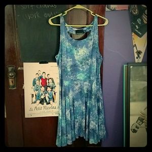 Multicolour skater dress