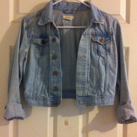 light wash jean jacket