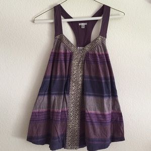 Urban Outfitters purple striped tank