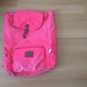 VS Pink neon pink backpack