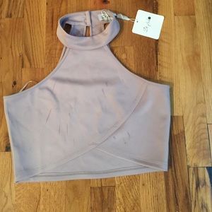 Lavendar crop top