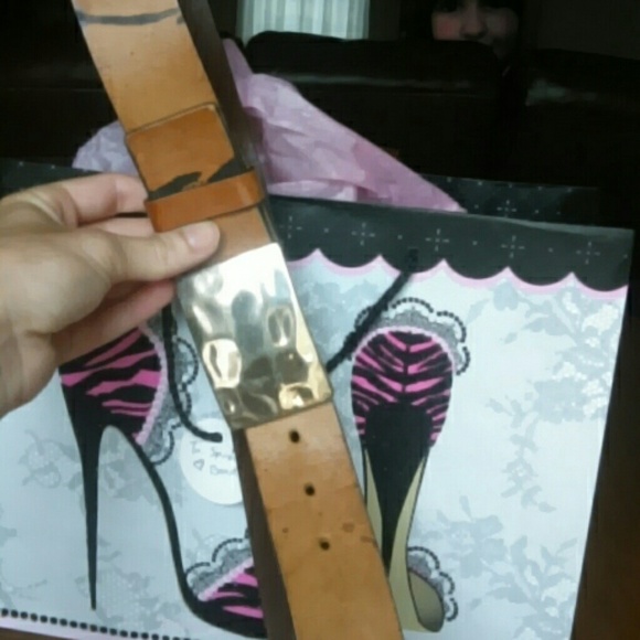 Genuine Italian leather Silpada belt main image 4
