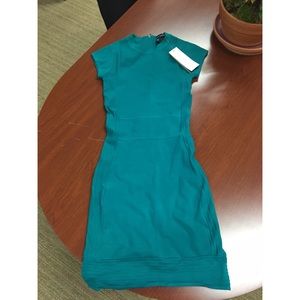TURQUOISE BODYCON DRESS