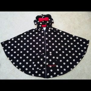 Minnie mouse cape poncho