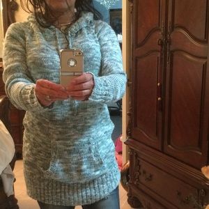 Cute multi color long sweater