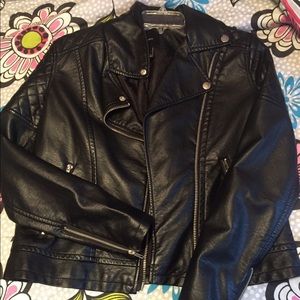 Forever 21 faux leather blazer