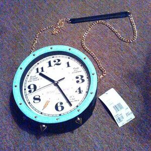 Betsey Johnson Clock Purse