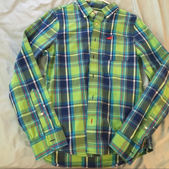 Small hollister flannel/dress shirt