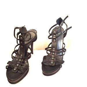 Stuart Weitzman strappy platform sandals