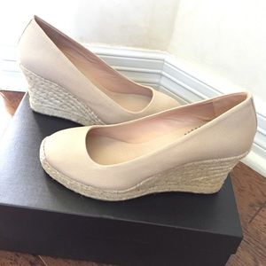 J.crew BRAND NEW espadrille wedges, never worn!😍