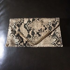 Snakeskin Clutch