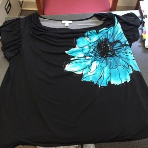 Black fashion bug shirt