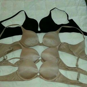 SOLD 36a Victoria's Secret 4 bras