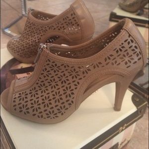 Fergalicious Peeptoe heels