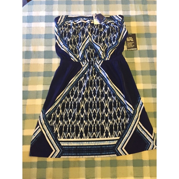 Express Strapless Dress