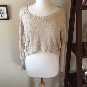 Vintage cropped sweater