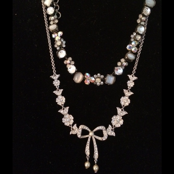 Carolee crystal and pearl necklace - Picture 4 of 4