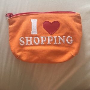 I love shopping cosmetic bag