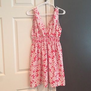 Coral Daisy Dress