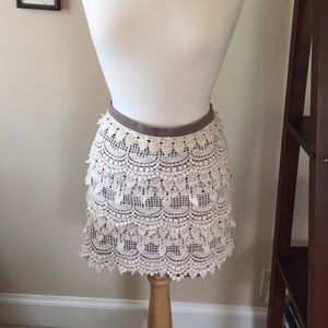 Nordstrom crochet skirt