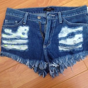 Denim Shorts high waisted