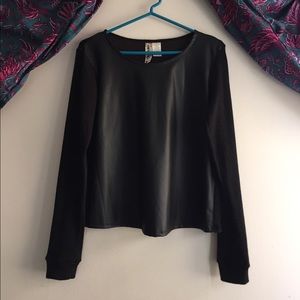 Wool & Spandex Long Sleeve Top