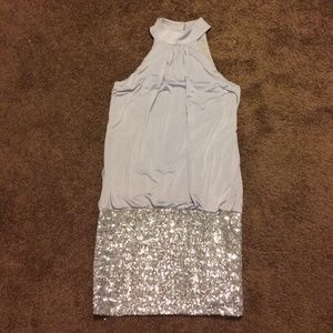 Beautiful silver party dress