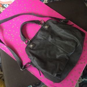 Mossimo Charcoal Gray Crossbody Satchel Tote