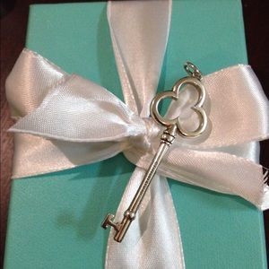 Authentic Tiffany & Co Silver 2" Trefoil Key