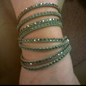 Swarovski double wrap bracelet