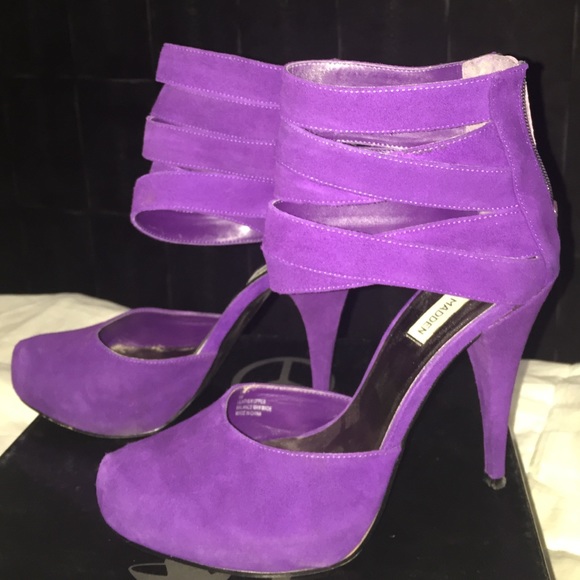 SUPER sexy purple suede Platforms - Picture 2 of 4