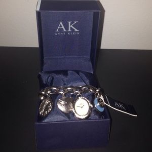 Anne Klein charm bracelet watch