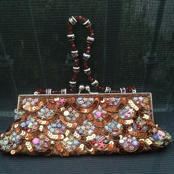 Lovely beaded evening purse.