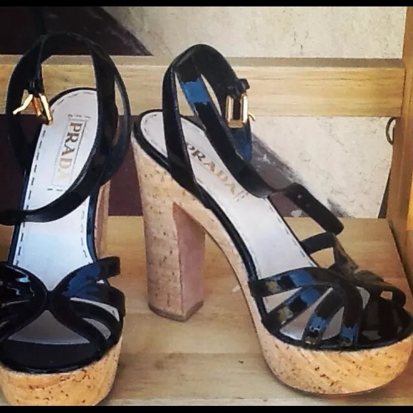 Prada Cork Heels - Picture 4 of 5