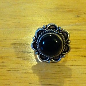 Black onyx 925 ring