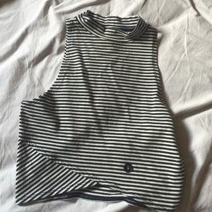 Striped crop top