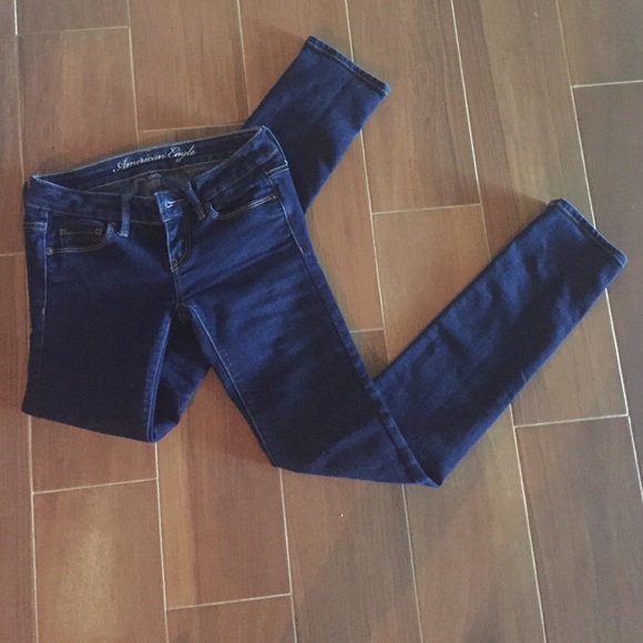 American eagle dark denim skinny jeans