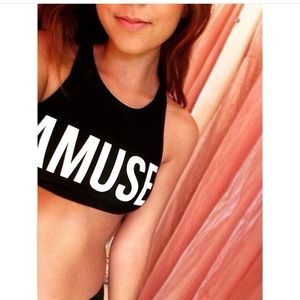 Amuse society bathing suite top