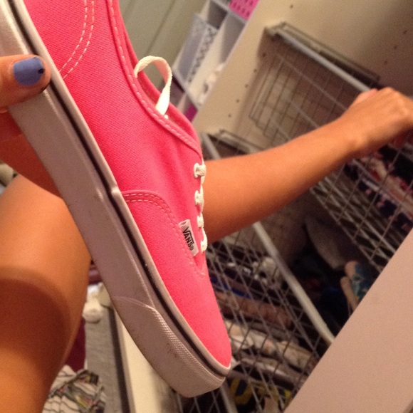 Hot pink size 6 vans price flexible!!! - Picture 2 of 2