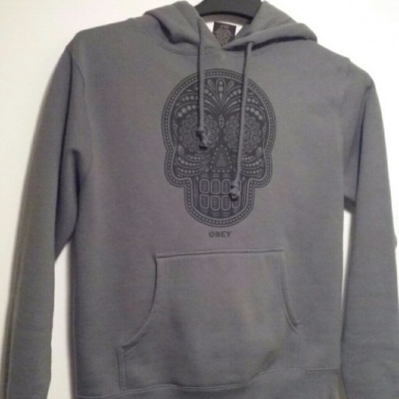 Womens Army Green Obey Sweatshirt