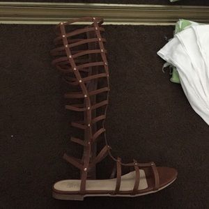 Brown Gladiator Sandals