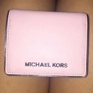 Baby pink Michael kors wallet