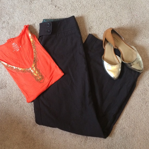 Anthropologie wide leg pant