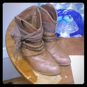 Not rated ankle cowgirl boots
