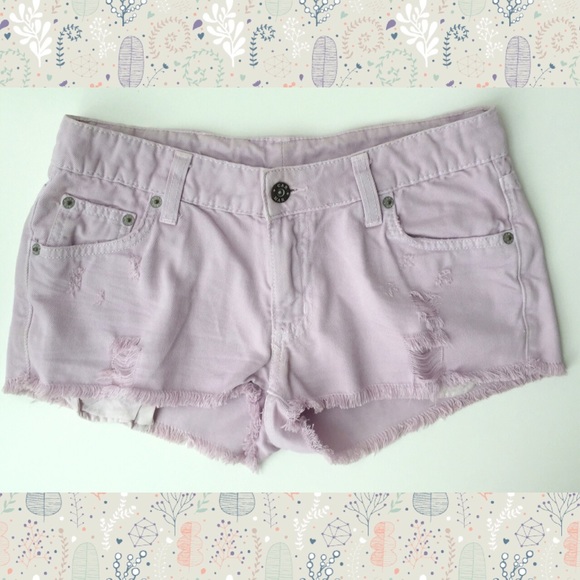 LF Stores Carmar Pastel Purple Shorts