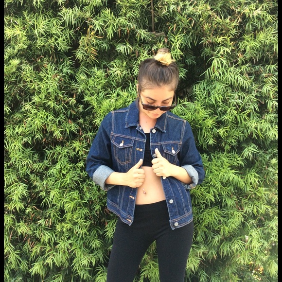 Roxy Dark Denim Jacket - Picture 2 of 4