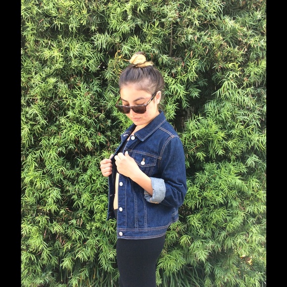 Roxy Dark Denim Jacket - Picture 3 of 4