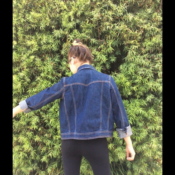 Roxy Dark Denim Jacket - Picture 4 of 4