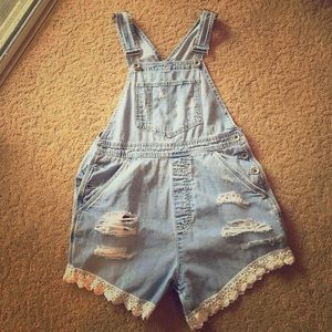 LF denim overalls