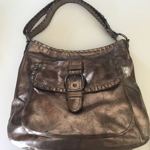 Coach Dylan Metallic Leather Tote/Crossbody